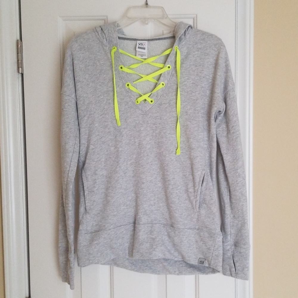 Victoria's Secret Sport Front Lace Up Pullover